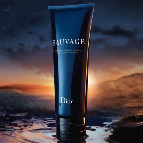 sauvage dior face cleanser and mask|sauvage face cleanser and mask.